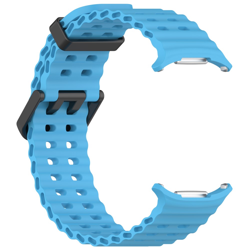  Galaxy Watch Ultra (2025) / 47 mm Armband Wave Design Blå