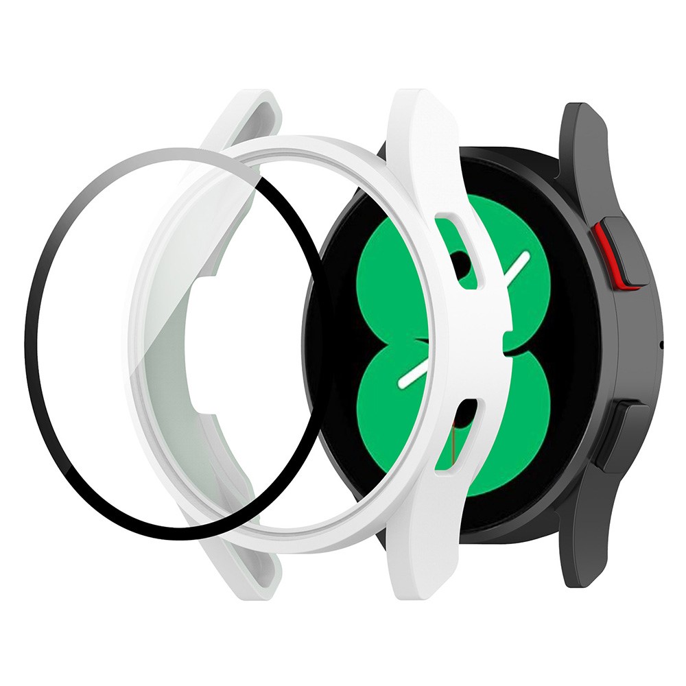  Galaxy Watch FE/4 40 mm Skal Med Skärmskydd Vit