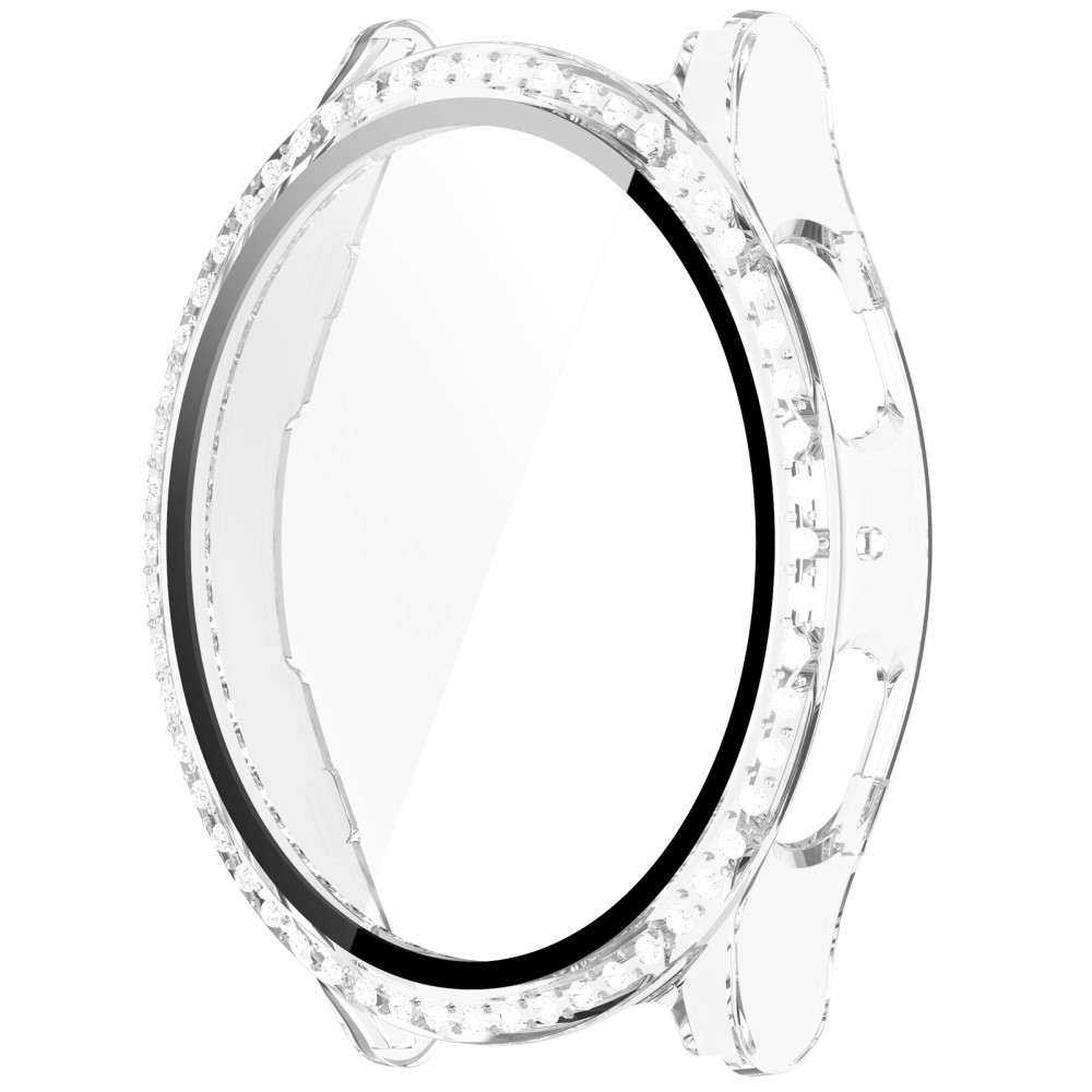  Galaxy Watch 7 40 mm Skal Med Skärmskydd Strass Transparent