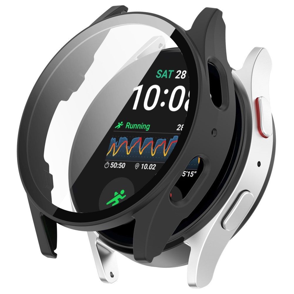  Galaxy Watch 7 44 mm Skal Med Skärmskydd Svart