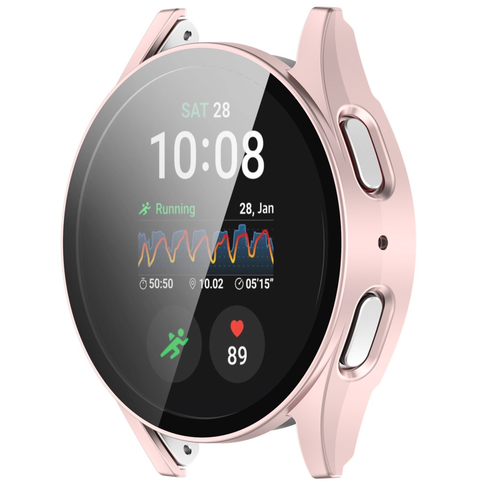  Galaxy Watch 7 44 mm Skal Med Skärmskydd Matt Rosa