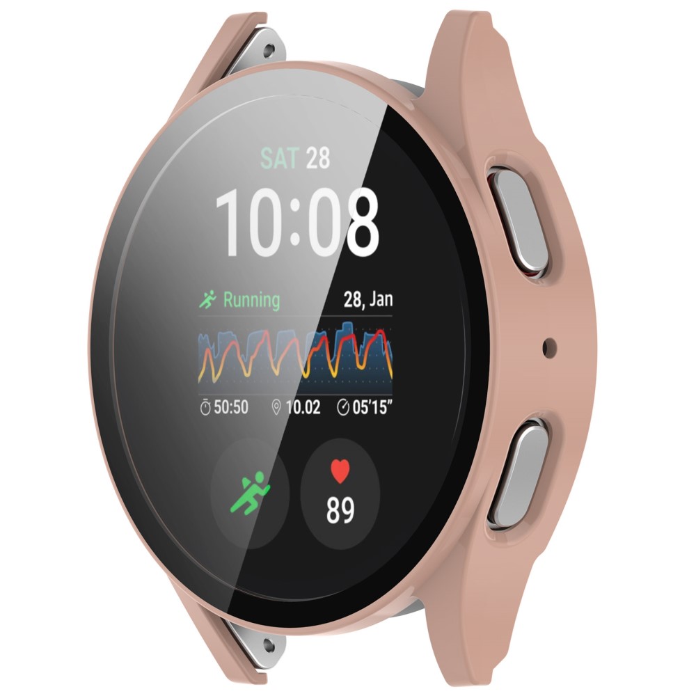  Galaxy Watch 7 44 mm Skal Med Skärmskydd Rosa