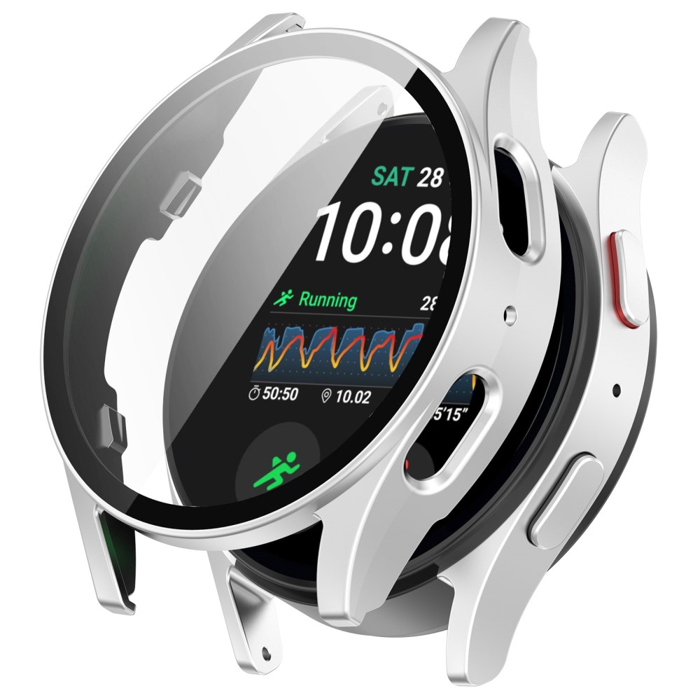  Galaxy Watch 7 40 mm Skal Med Skärmskydd Silver