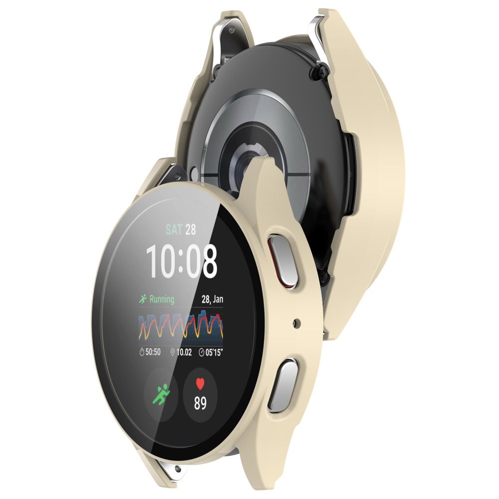  Galaxy Watch 7 40 mm Skal Med Skärmskydd Beige