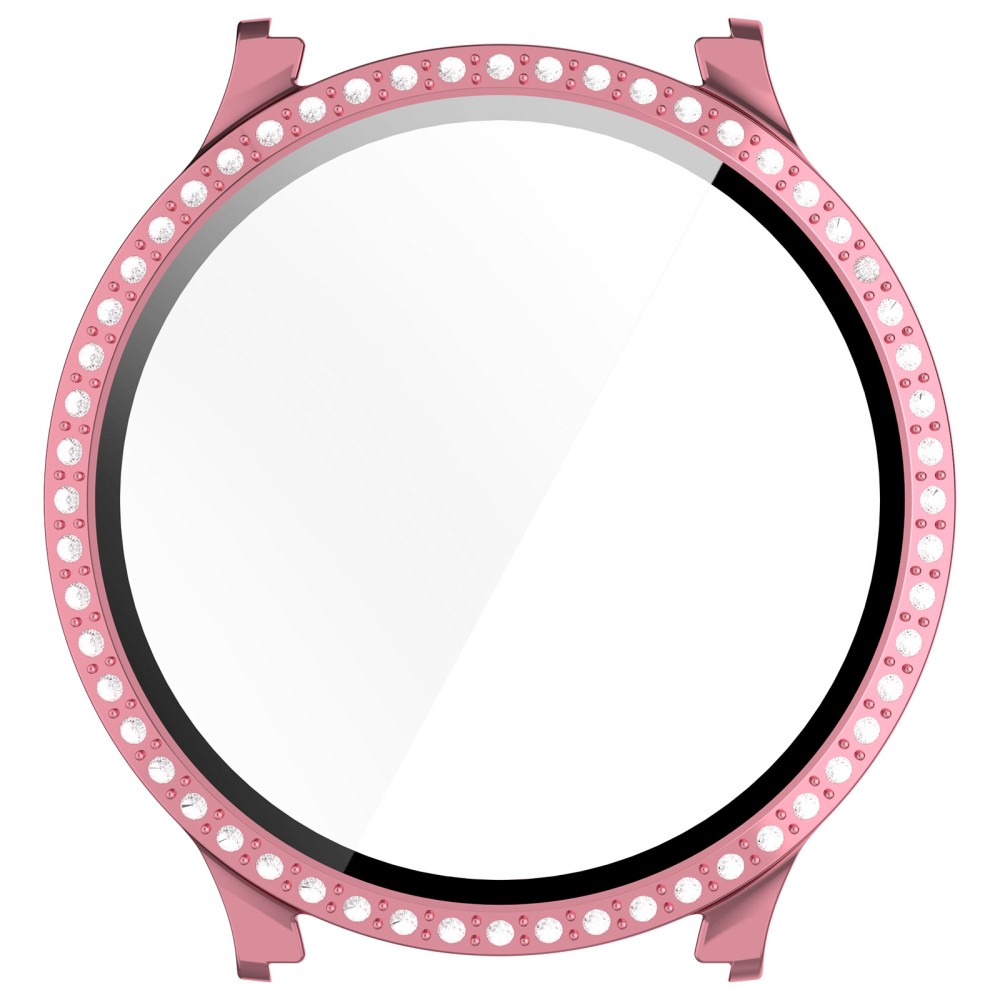  Galaxy Watch 7 44 mm Skal Med Skärmskyddd Strass Rosa