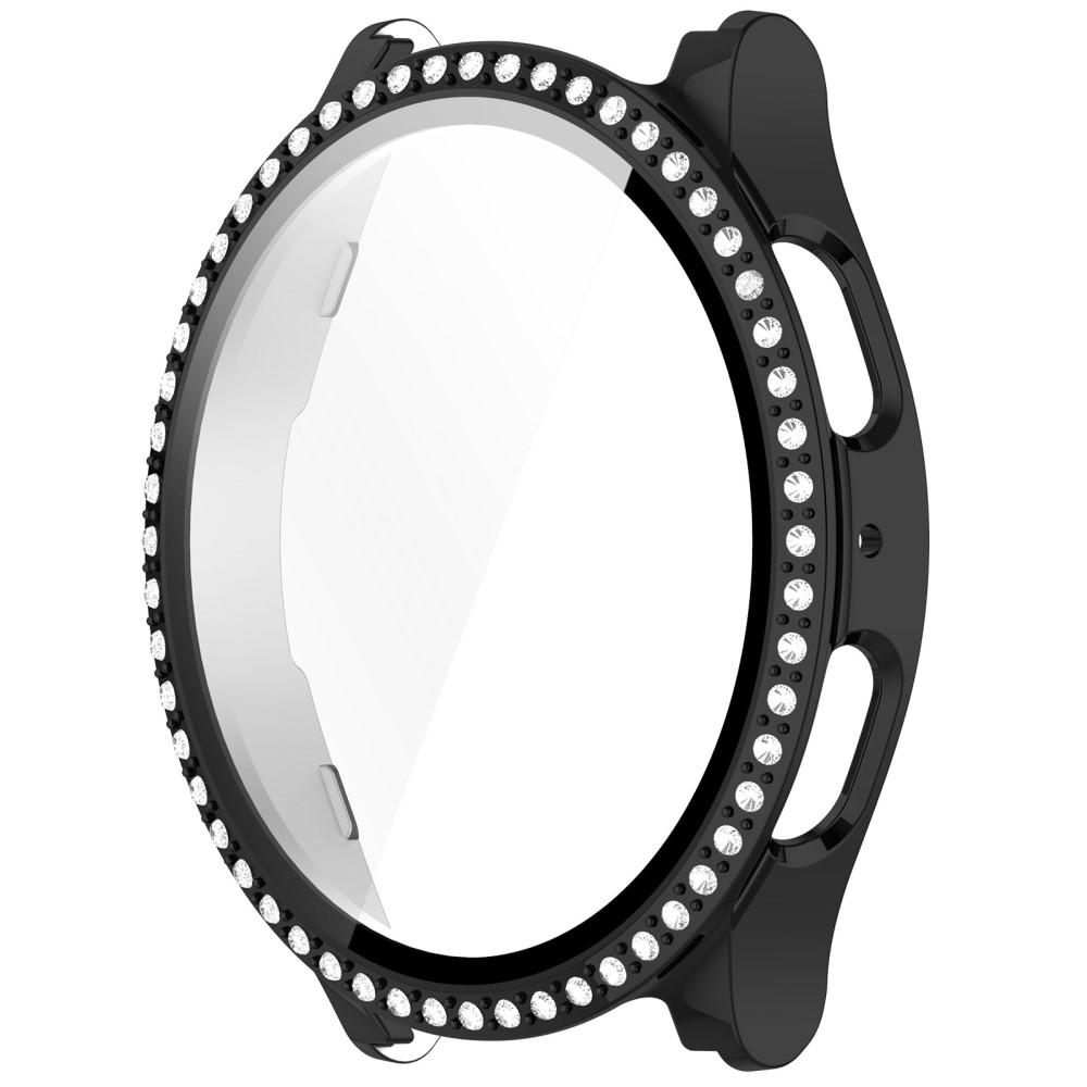  Galaxy Watch 7 44 mm Skal Med Skärmskydd Strass Svart