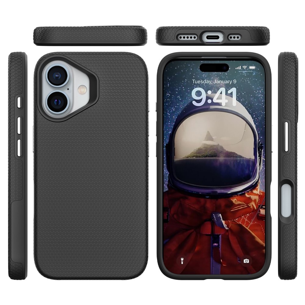  iPhone 16 Plus Skal Xtreme Shockproof Hybrid Svart