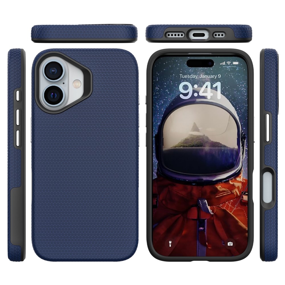  iPhone 16 Plus Skal Xtreme Shockproof Hybrid Mörk Blå