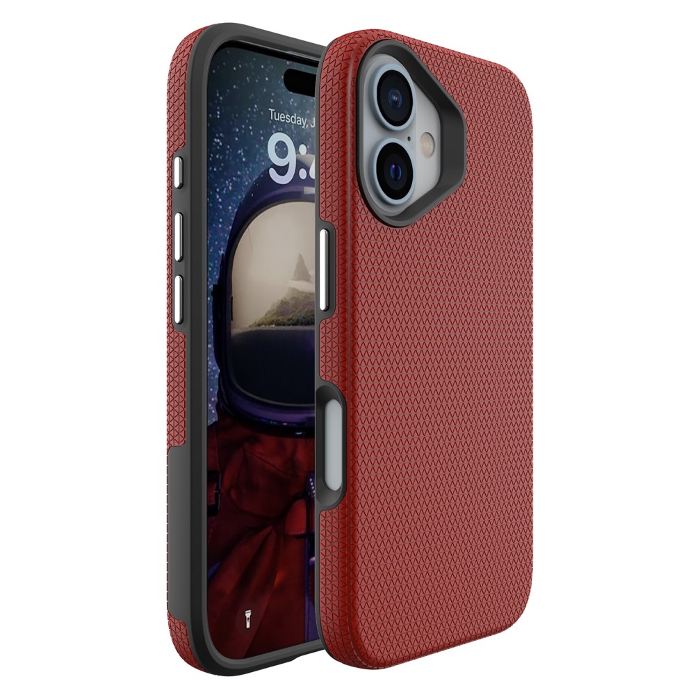  iPhone 16 Plus Skal Xtreme Shockproof Hybrid Röd