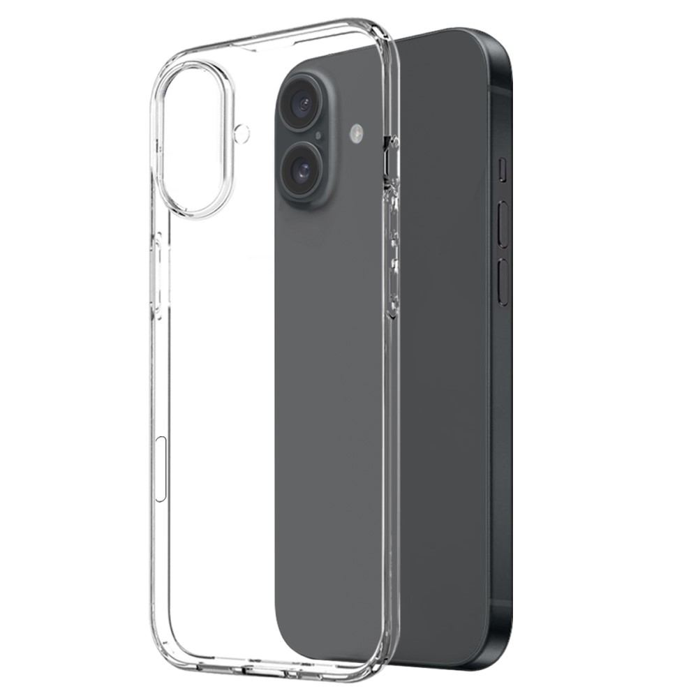 NORTHJO NORTHJO iPhone 16 Plus 3in1 Komplett Skyddspaket Transparent