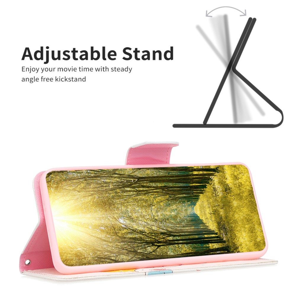  iPhone 16 Plus Fodral Med Tryck Baby Elefant Vit