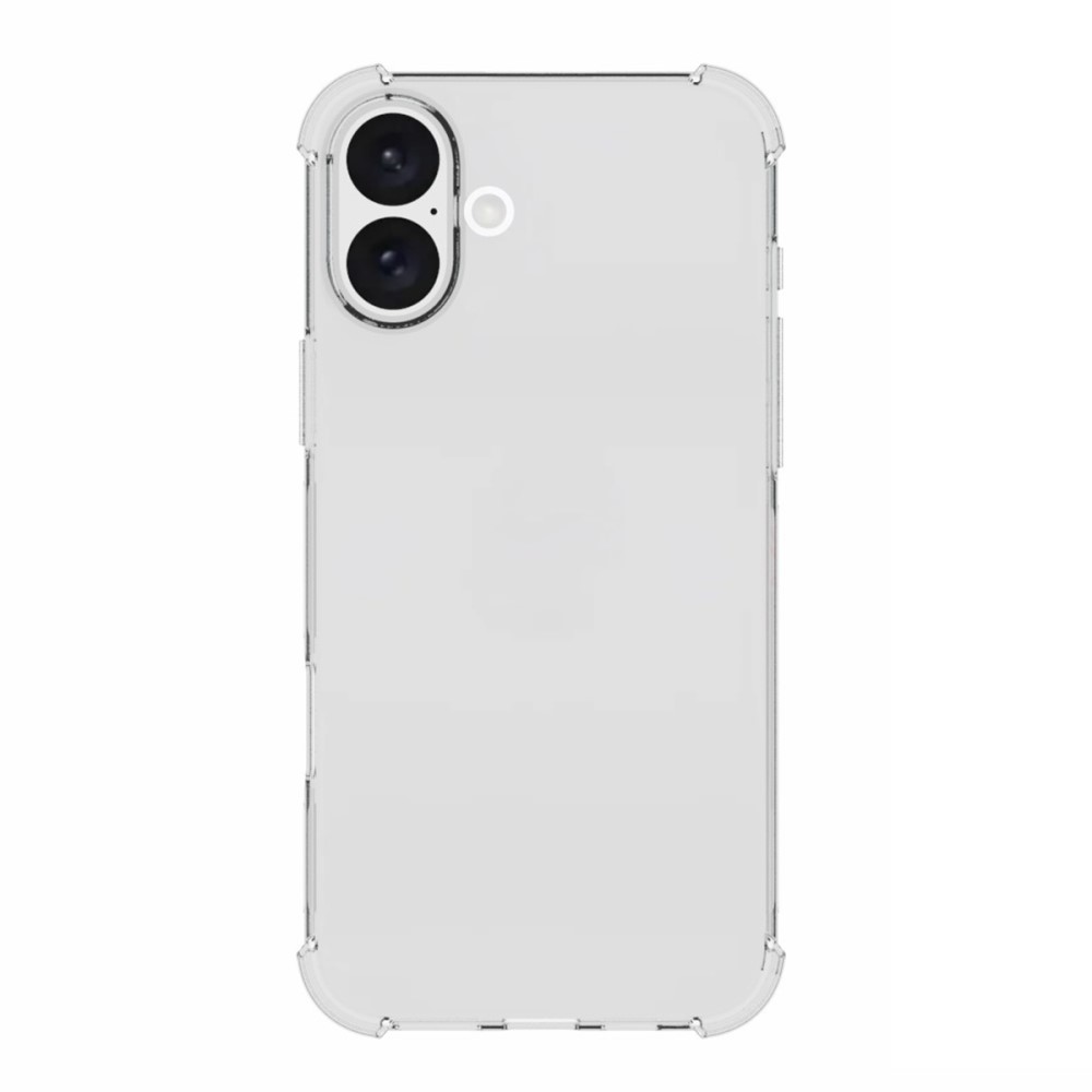  iPhone 16 Plus Skal Shockproof TPU Transparent