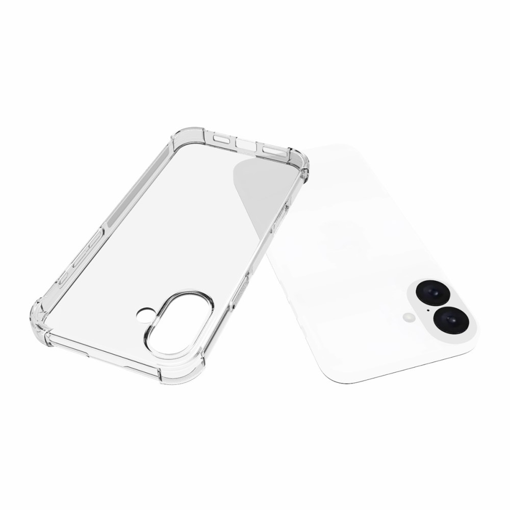  iPhone 16 Plus Skal Shockproof TPU Transparent