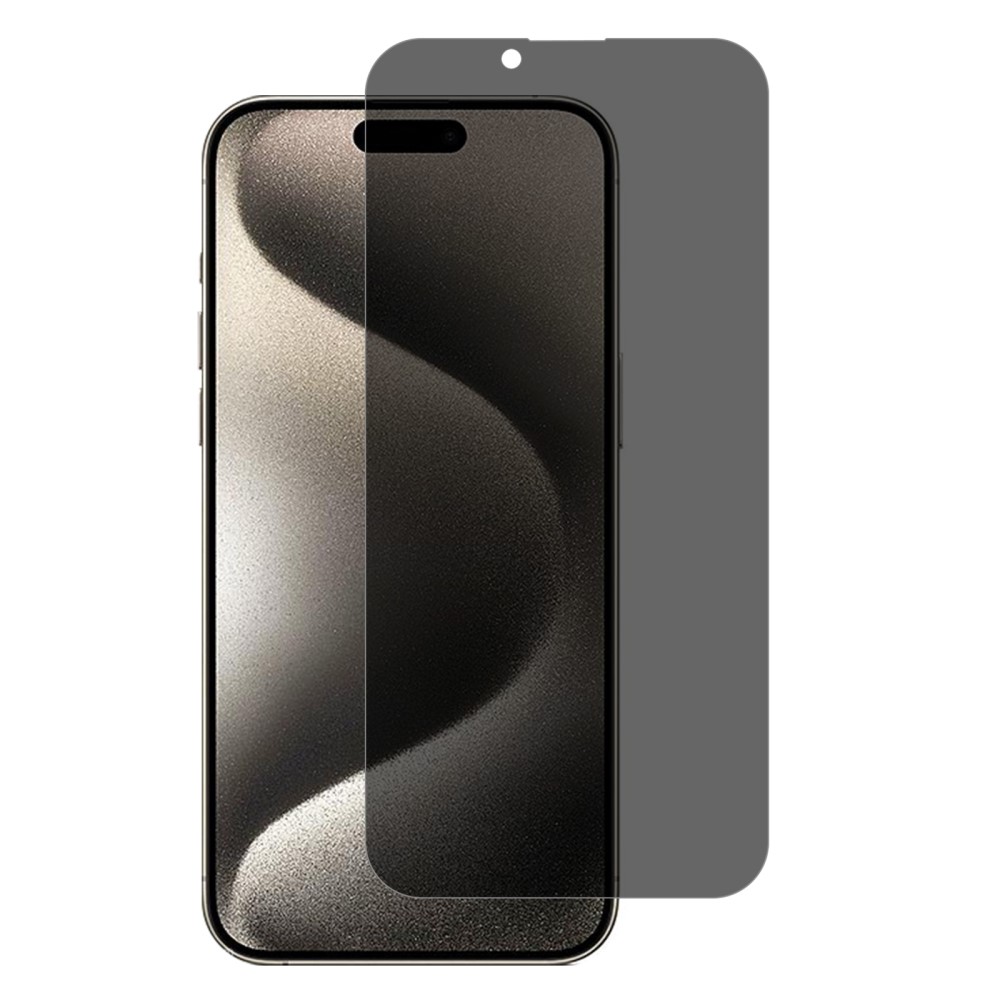  iPhone 16 Plus Skärmskydd Heltäckande Härdat Glas Privacy