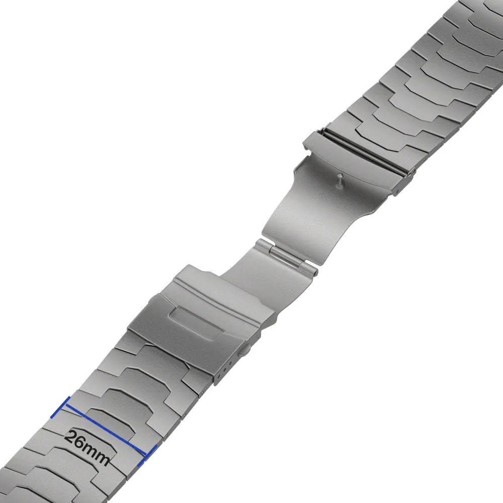  Apple Watch 42/44/45/46/49 mm Klockarmband Metall Titanium