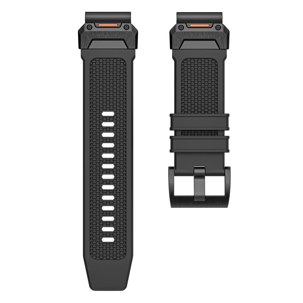  Fenix 5/5X/6X/7X 26 mm Klockarmband Robust Svart
