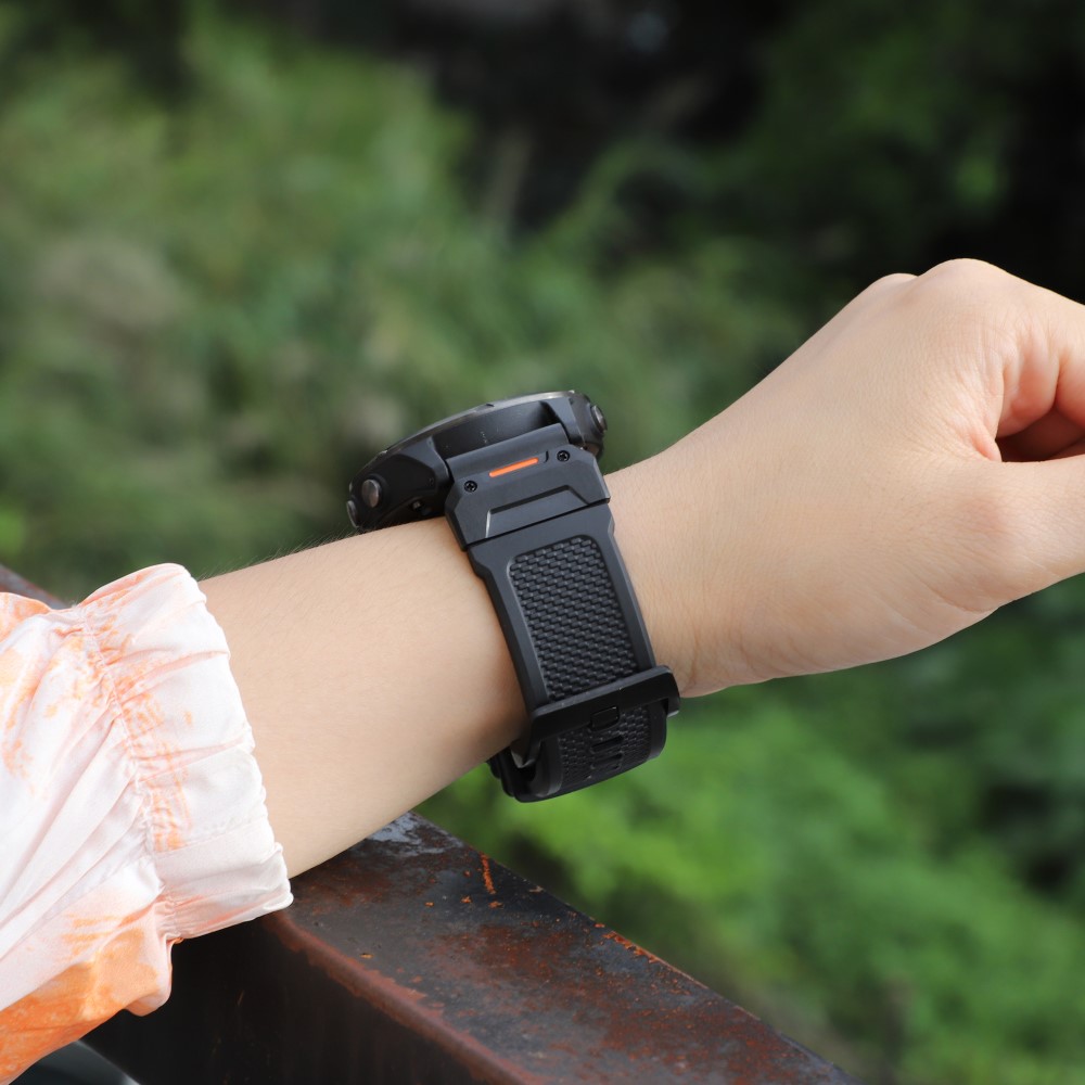  Fenix 5/5X/6X/7X 26 mm Klockarmband Robust Svart