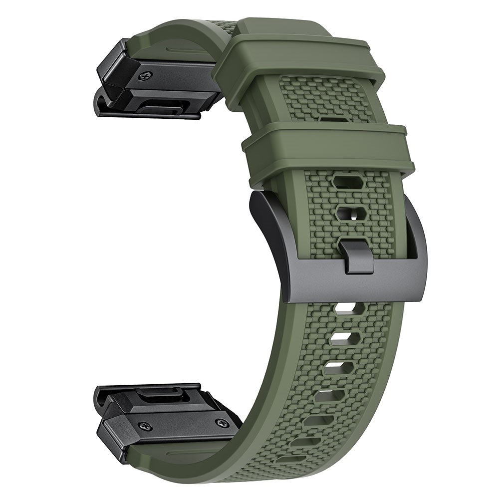 Fenix 5/5X/6X/7X 26 mm Klockarmband Robust Grön