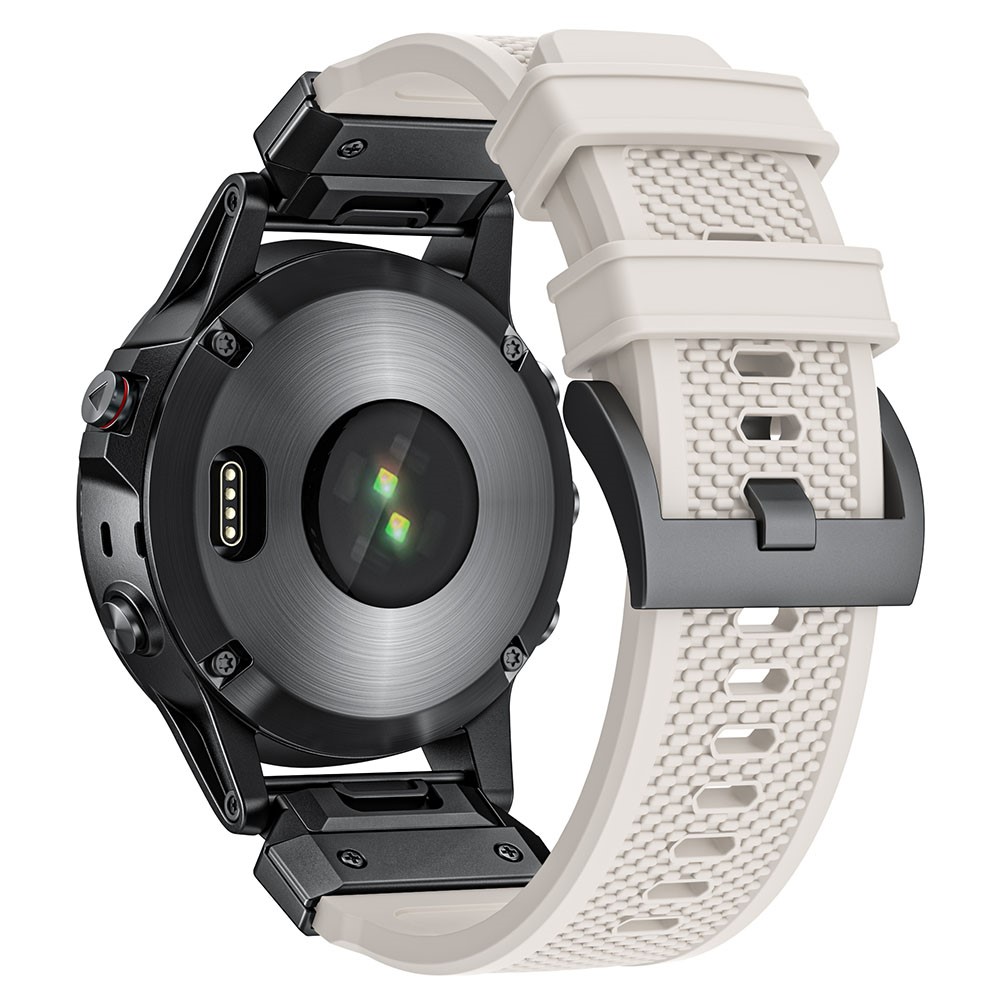  Fenix 5/5X/6X/7X 26 mm Klockarmband Robust Beige