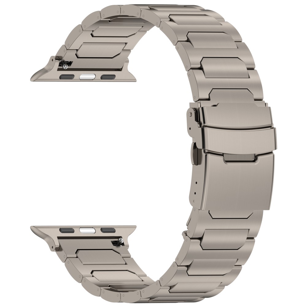  Apple Watch 42/44/45/46/49 mm Armband Metall Titanium
