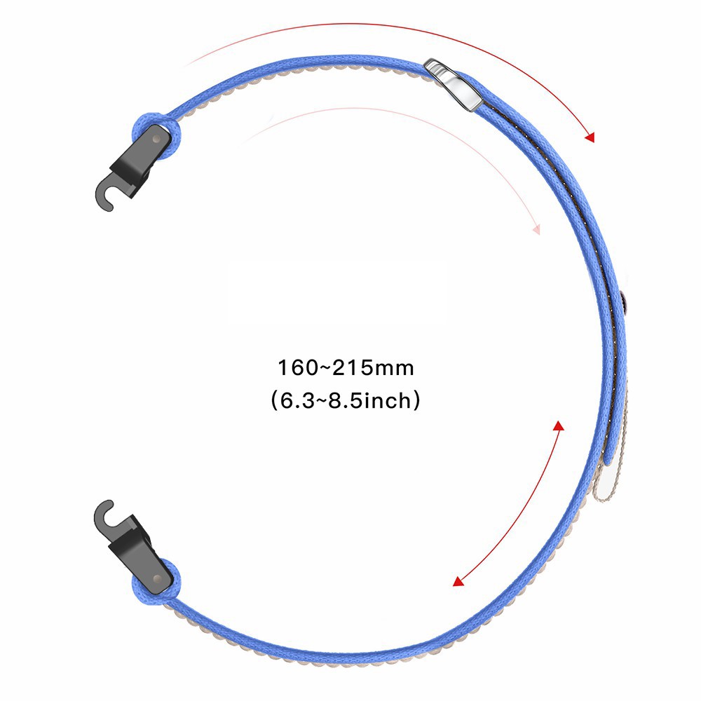  Klockarmband 26 mm Nylon Loop Svart