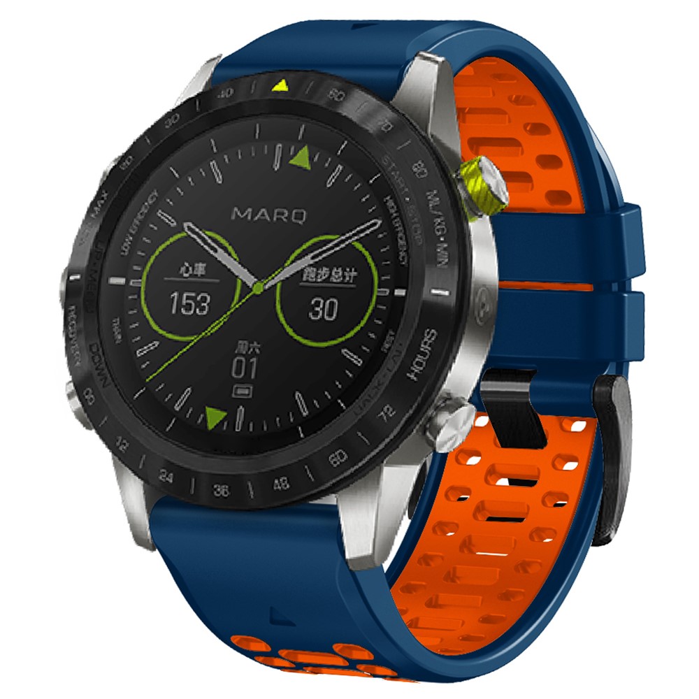  Klockarmband 26 mm Dual-Color Robust Blå/Orange