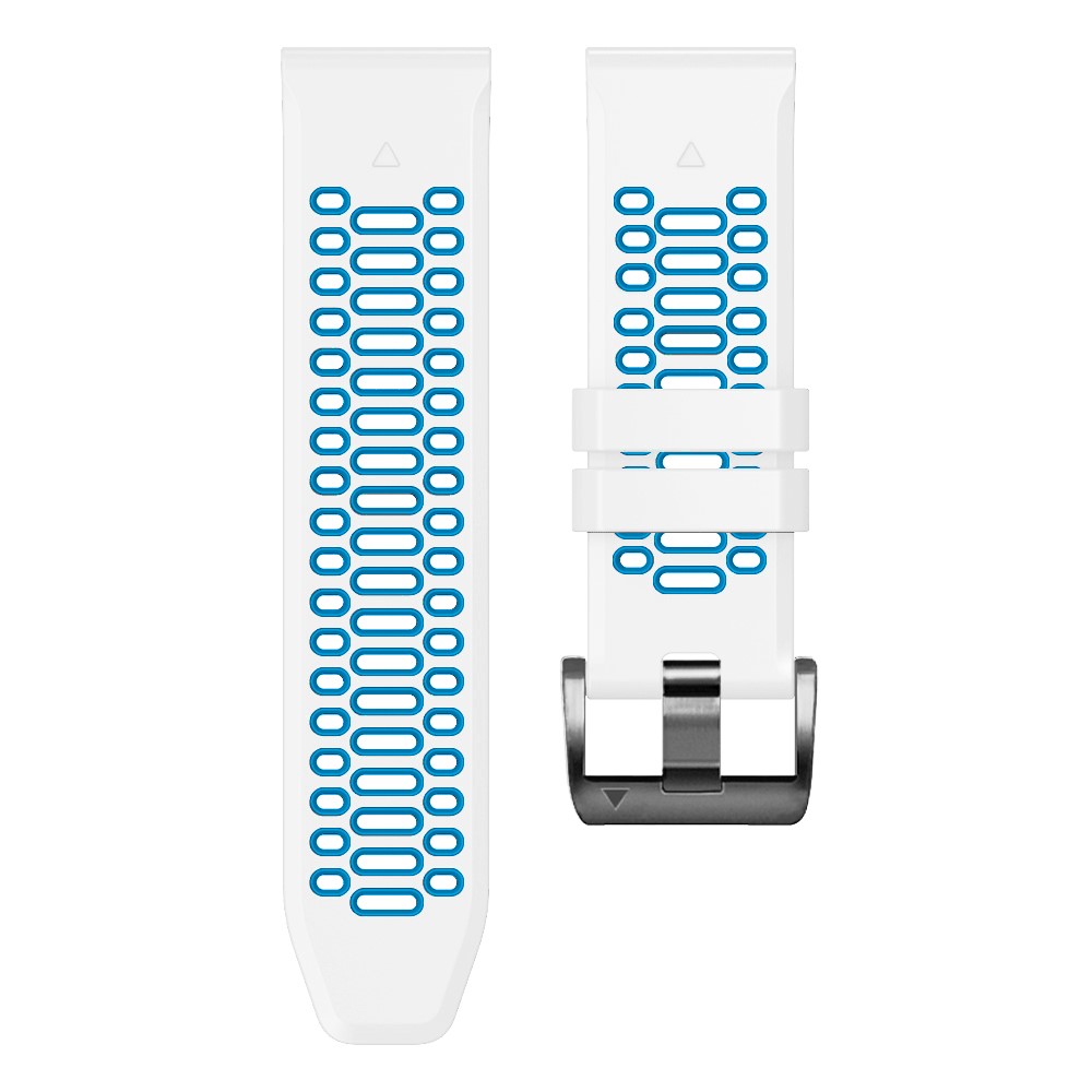  Klockarmband 26 mm Dual-Color Robust Vit/Blå