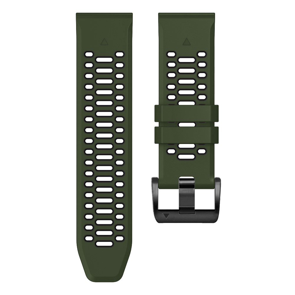  Klockarmband 26 mm Dual-Color Robust Grön/Svart