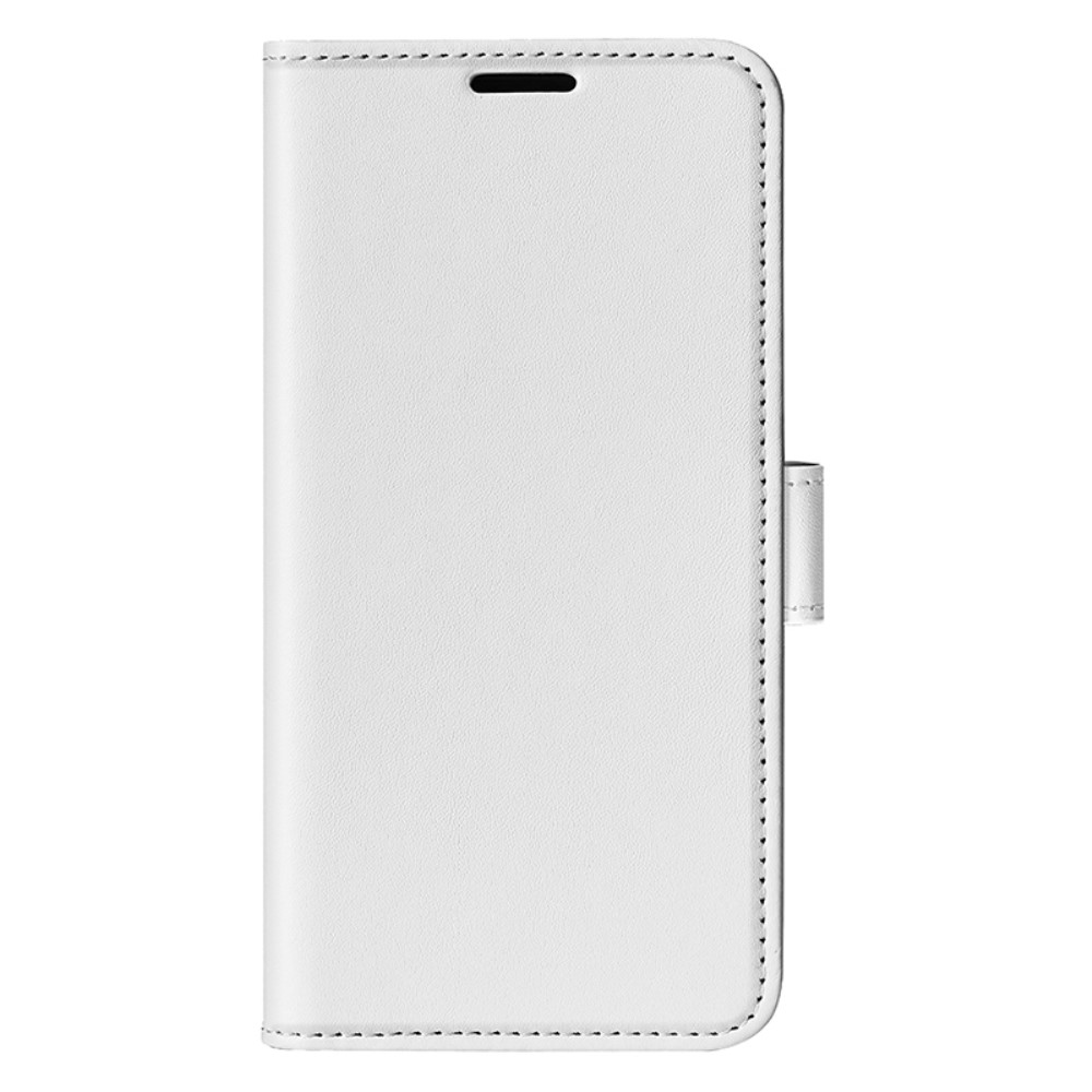  iPhone 16 Pro Max Fodral Läder Vit