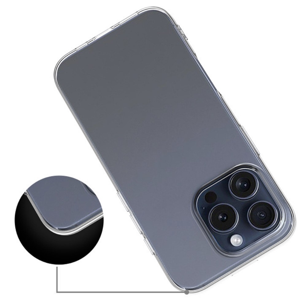  iPhone 16 Pro Max Skal TPU Transparent