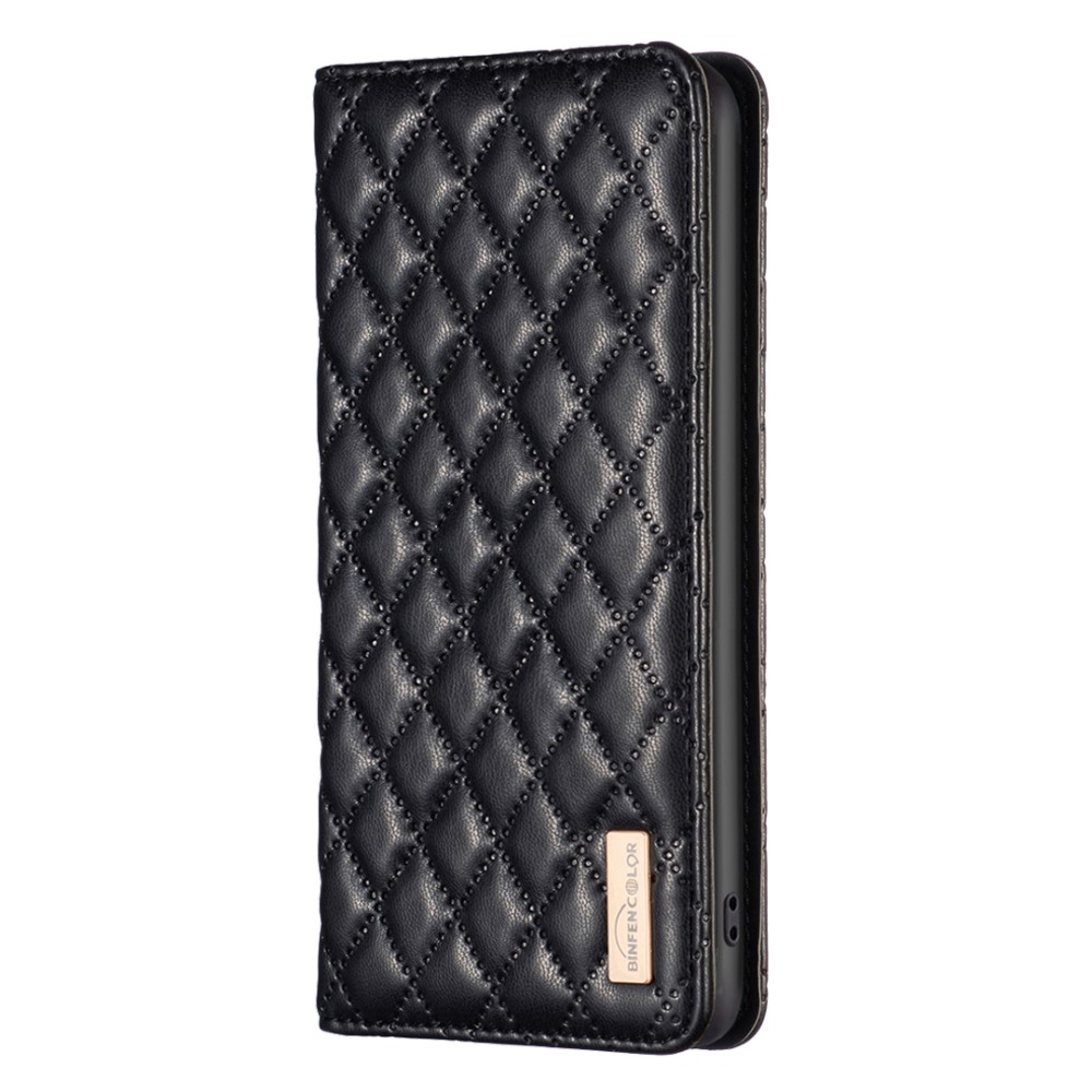 BINFEN BINFEN iPhone 16 Pro Max Fodral Diamond Flip Svart
