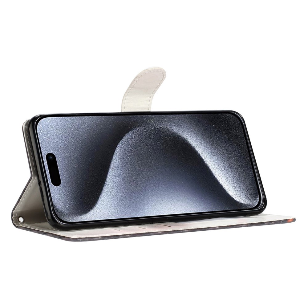  iPhone 16 Pro Max Fodral Med Marmor Tryck Rosa