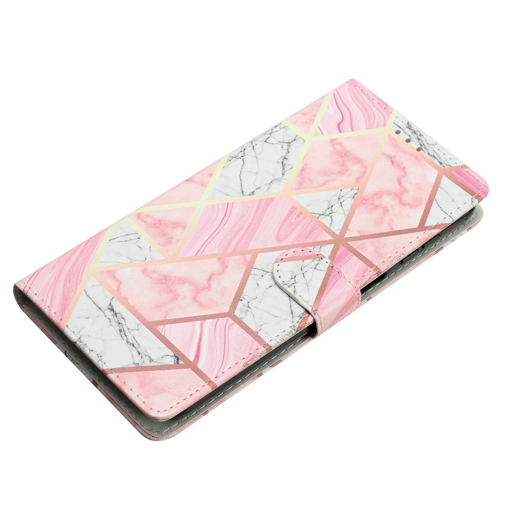  iPhone 16 Pro Max Fodral Med Marmor Tryck Rosa