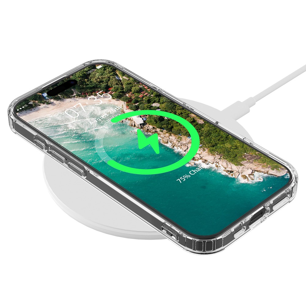  iPhone 16 Pro Max Skal Akryl/TPU MagSafe Transparent