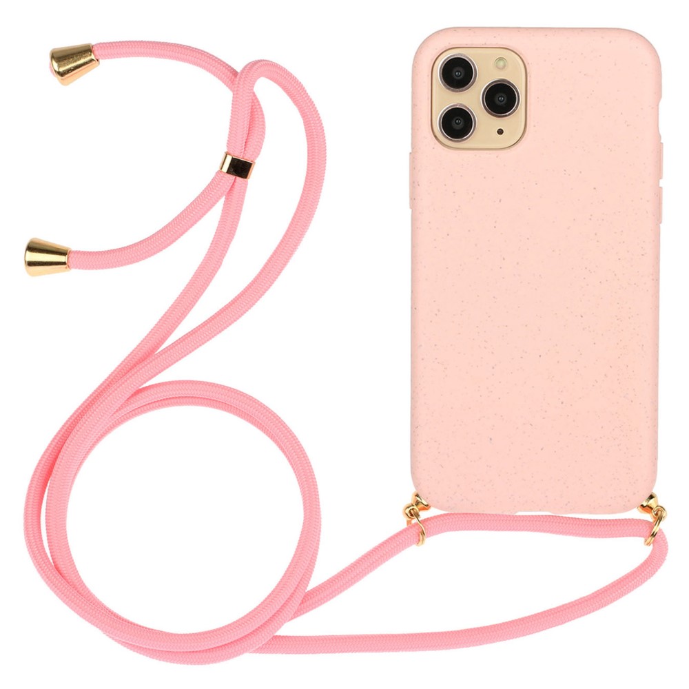  iPhone 16 Pro Max Skal Med Snöre Rosa