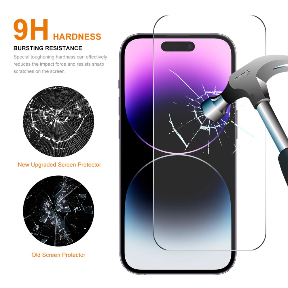 ENKAY ENKAY iPhone 16 Pro Max Skärmskydd 2-PACK Härdat Glas