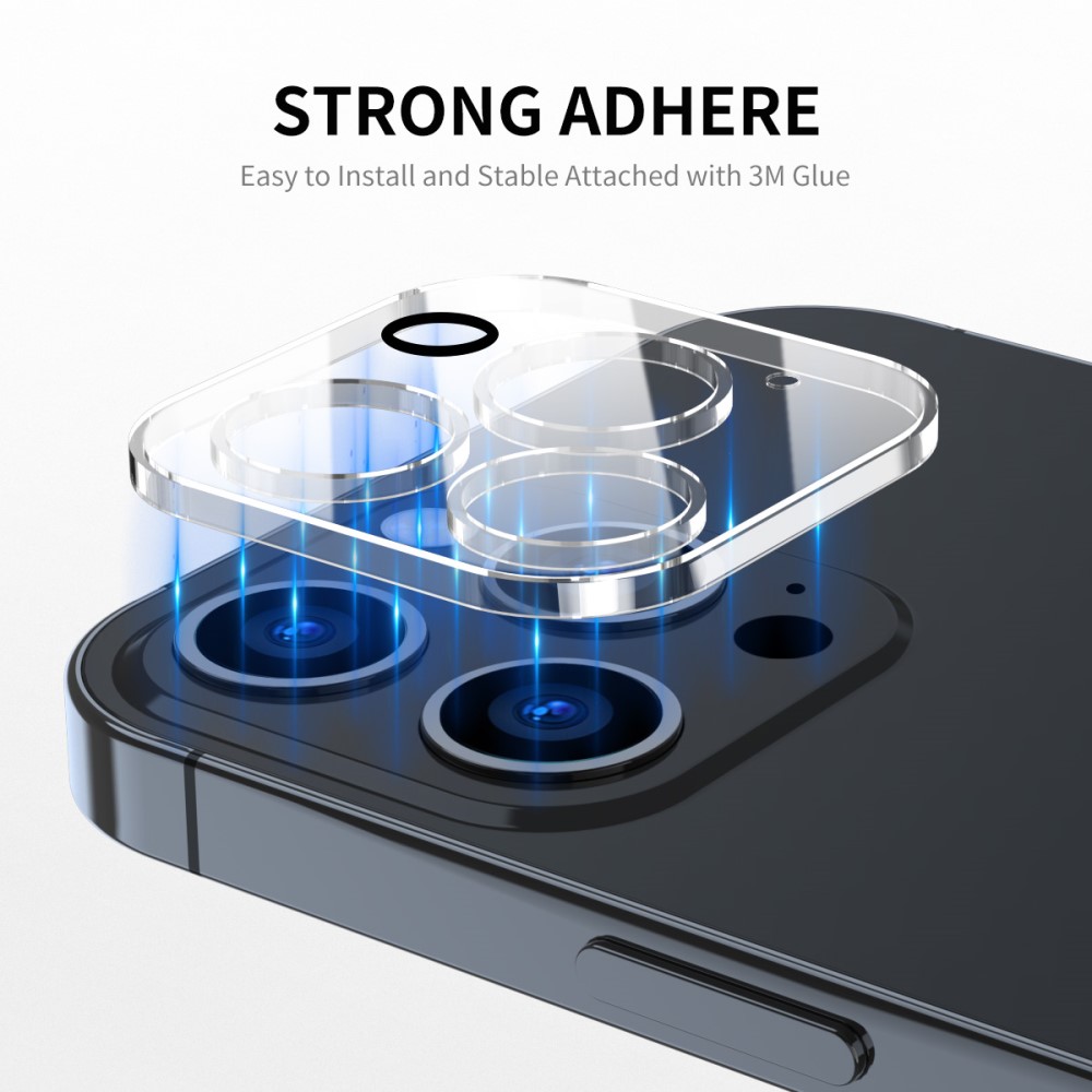 ENKAY ENKAY iPhone 16 Pro Max/16 Pro Linsskydd 2-PACK Härdat Glas