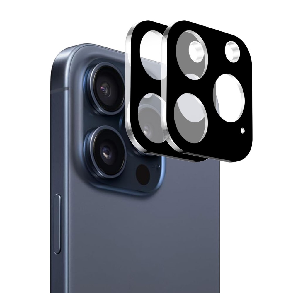ENKAY ENKAY iPhone 16 Pro Max/16 Pro Linsskydd Härdat Glas Svart