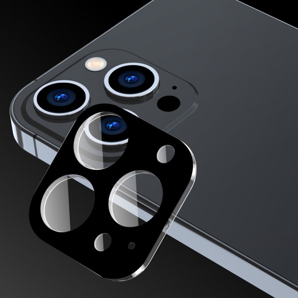 ENKAY ENKAY iPhone 16 Pro Max/16 Pro Linsskydd Härdat Glas Svart