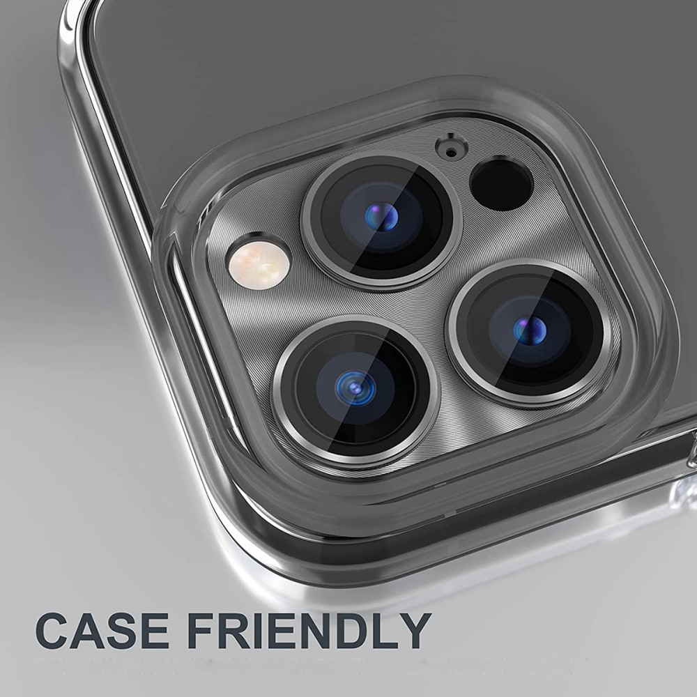 ENKAY ENKAY iPhone 16 Pro Max/16 Pro Linsskydd Grå