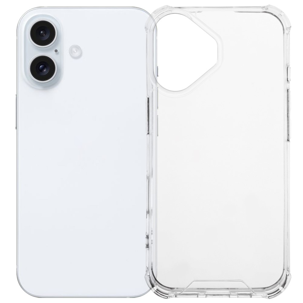 iPhone 16 Skal TPU/Akryl Transparent