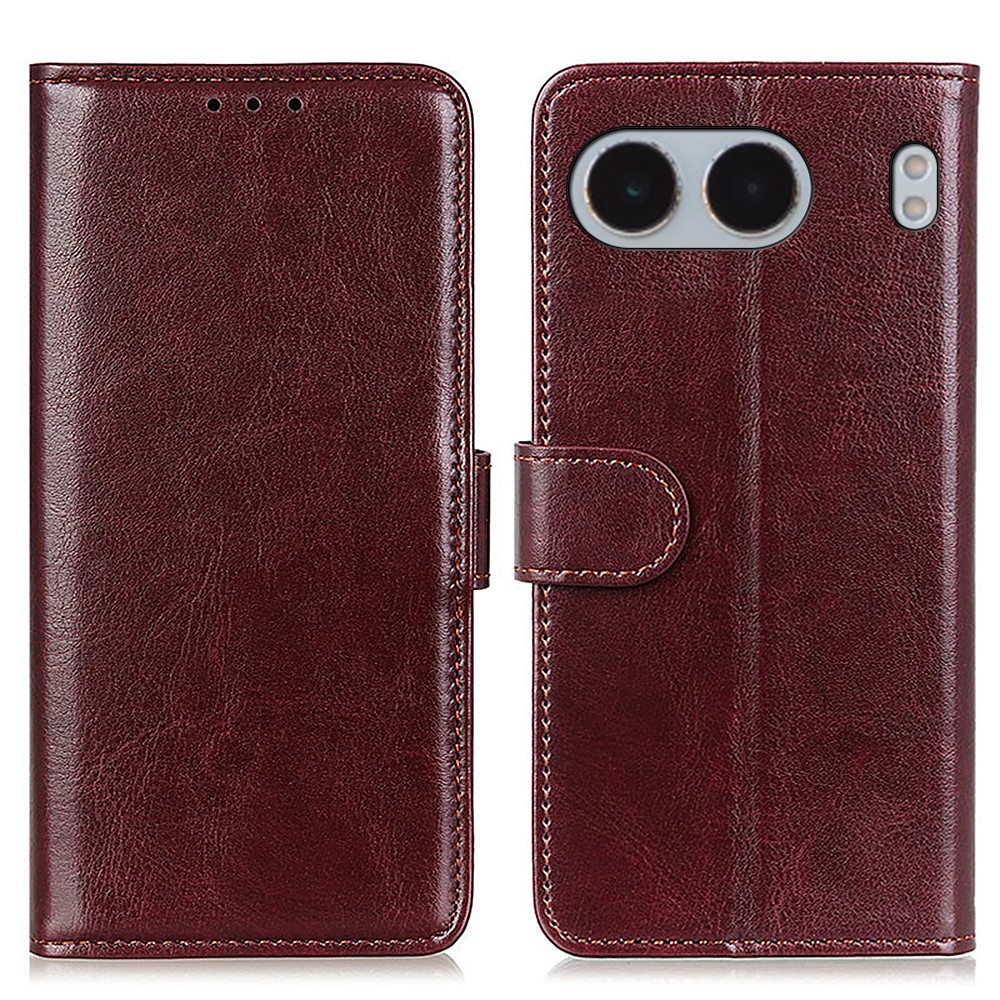  OnePlus Nord 4 Fodral Crazy Horse Retro Brun