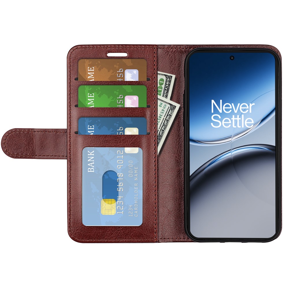  OnePlus Nord 4 Fodral Crazy Horse Brun