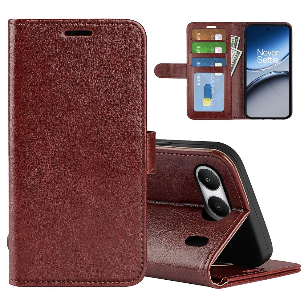  OnePlus Nord 4 Fodral Crazy Horse Brun
