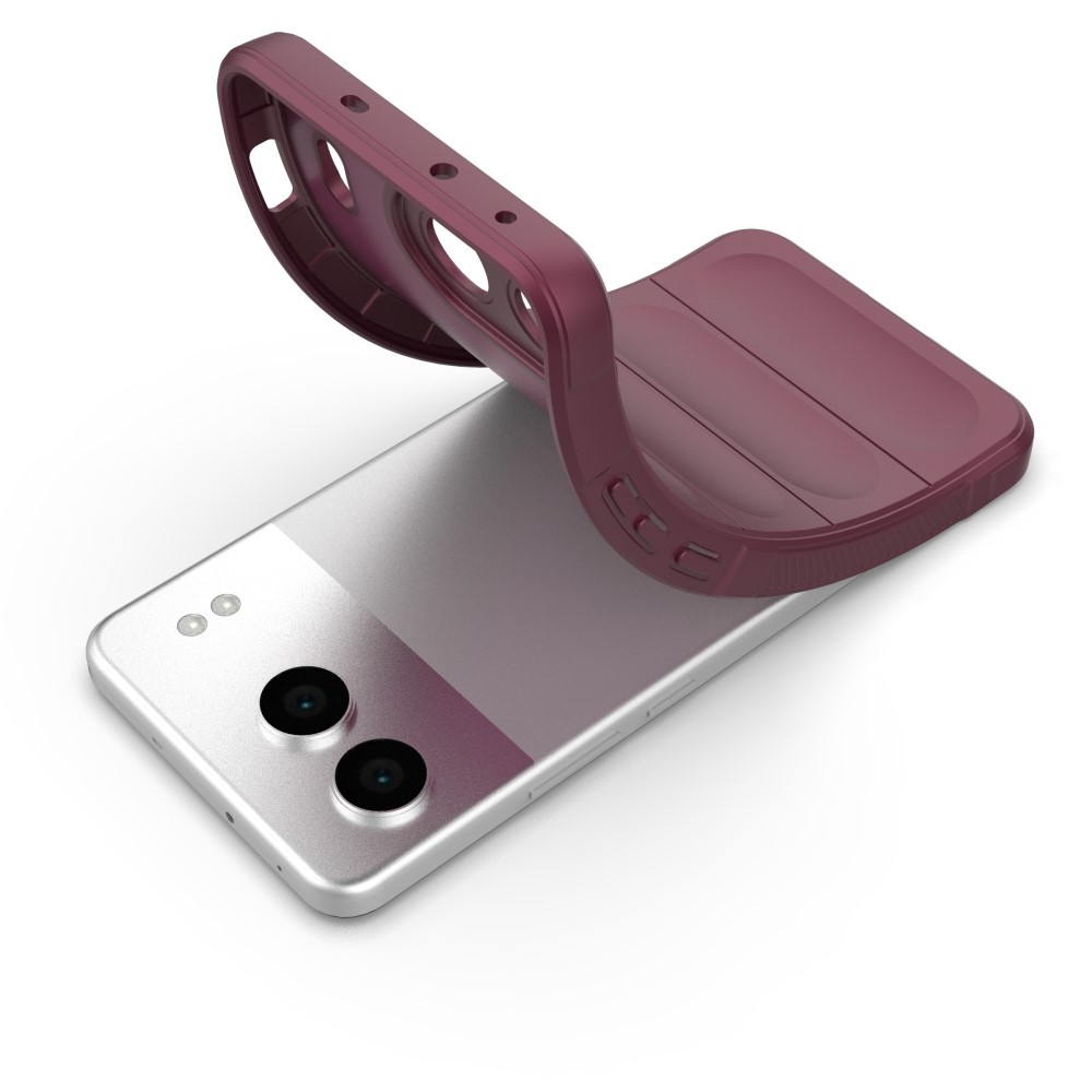  OnePlus Nord 4 Skal Magic Shield Vinröd