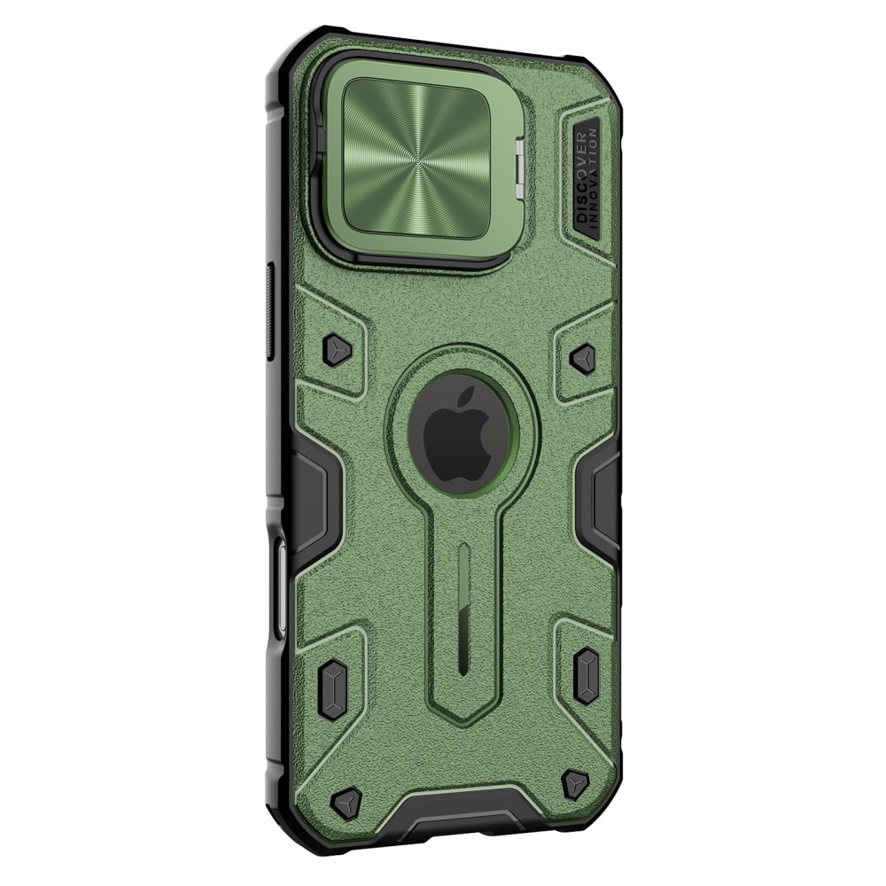 NILLKIN NILLKIN iPhone 16 Pro Max Skal Camshield Armor Grön