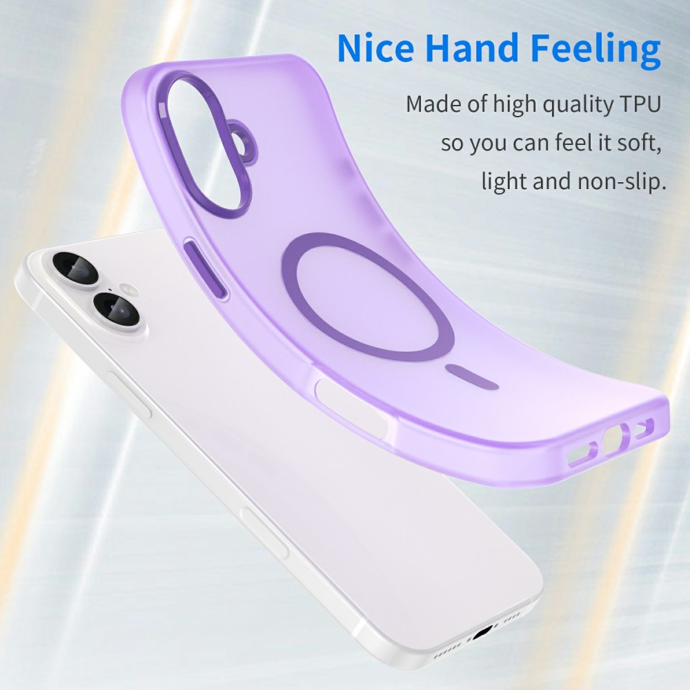  iPhone 16 Plus Skal MagSafe Slim Matt Lila