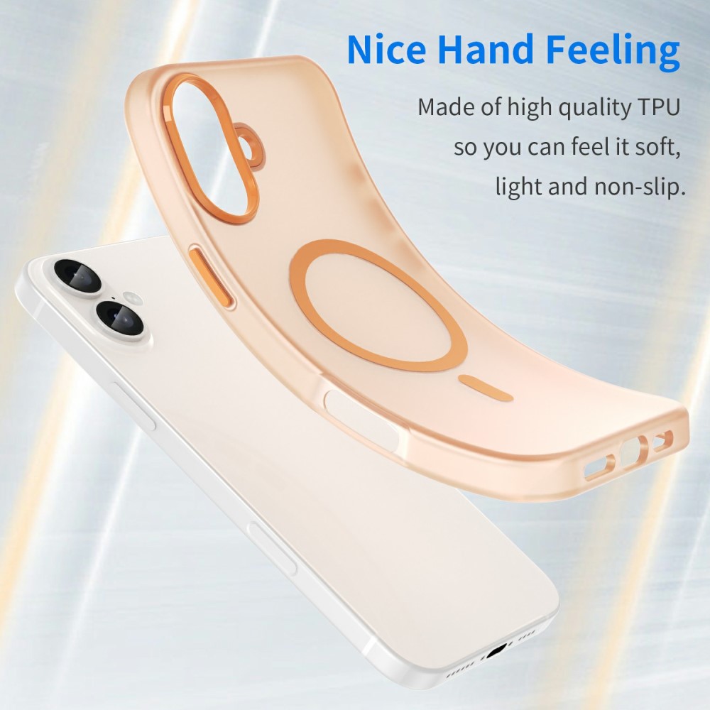  iPhone 16 Plus Skal MagSafe Slim Matt Orange
