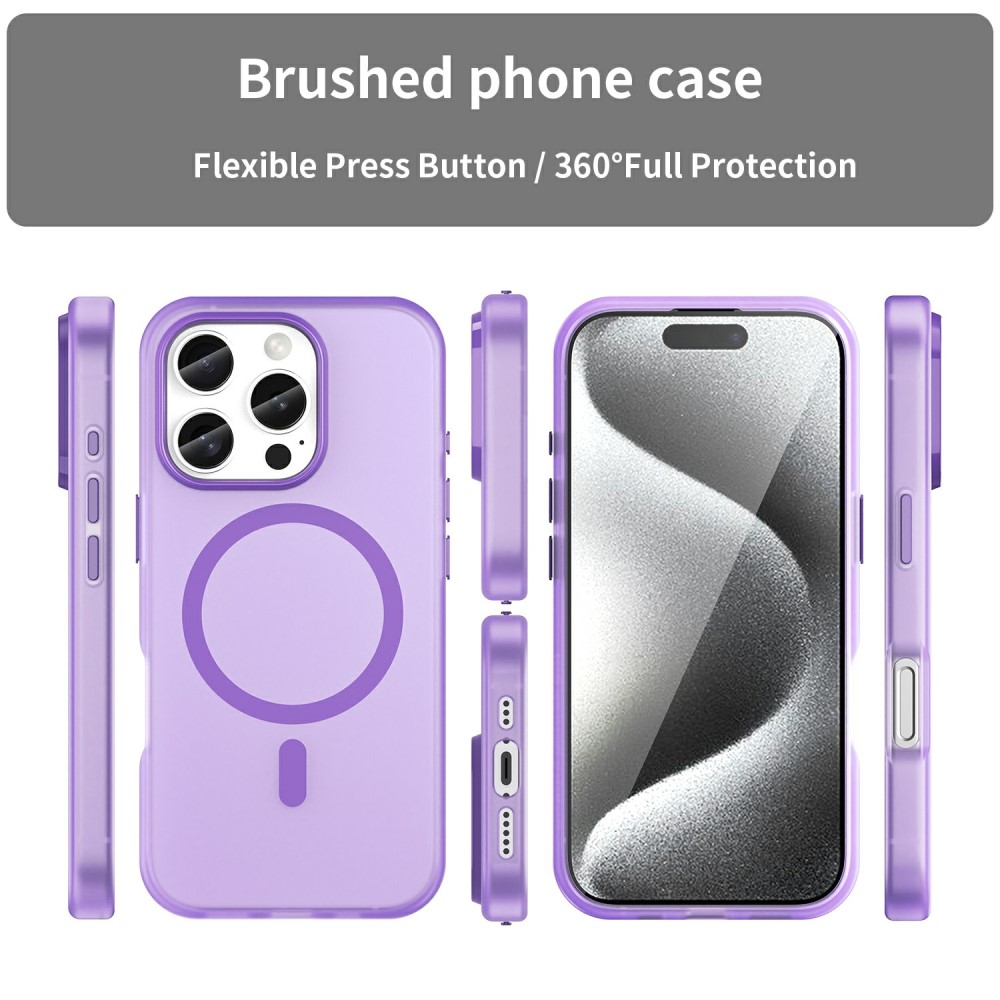  iPhone 16 Pro Skal MagSafe Slim Matt Lila