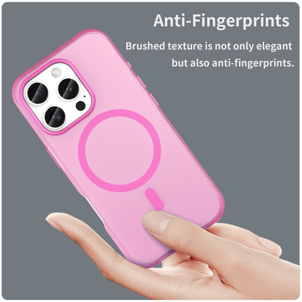  iPhone 16 Pro Skal MagSafe Slim Matt Rosa